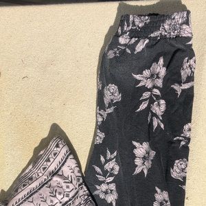 Stretchy printed bell bottom pants!